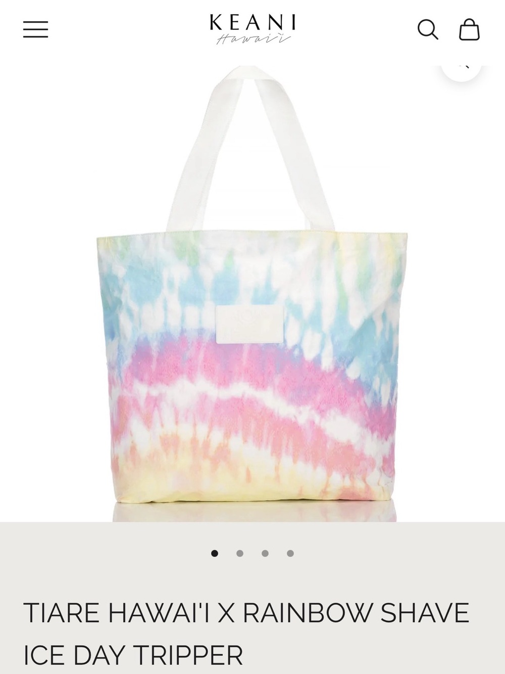 TIARE HAWAI'I X RAINBOW SHAVE ICE DAY TRIPPER COLLECTION